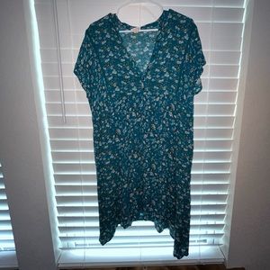 Blue floral Knox Rose dress size XL